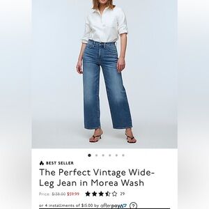 The Perfect Vintage Wide Leg Jean